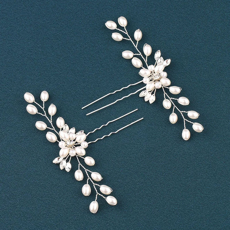 Ngọc Cài Tóc Cô Dâu - Phụ Kiện Đính Đá Lấp Lánh