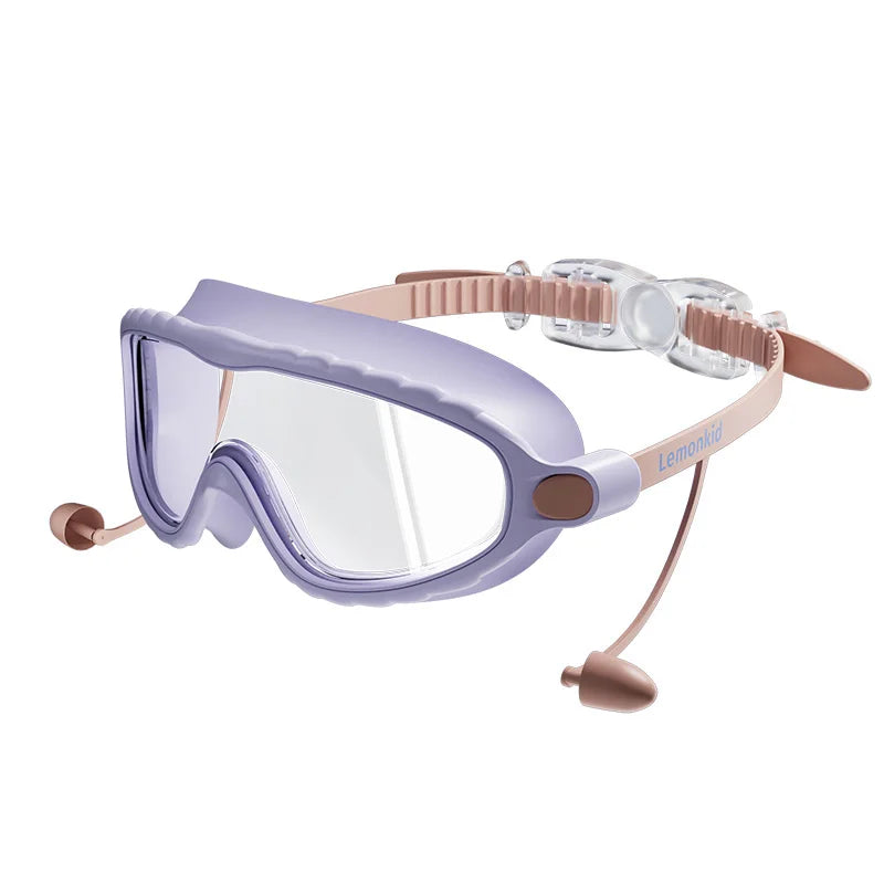 Kính bơi trẻ em chống mờ, chống tia UV kèm nút tai