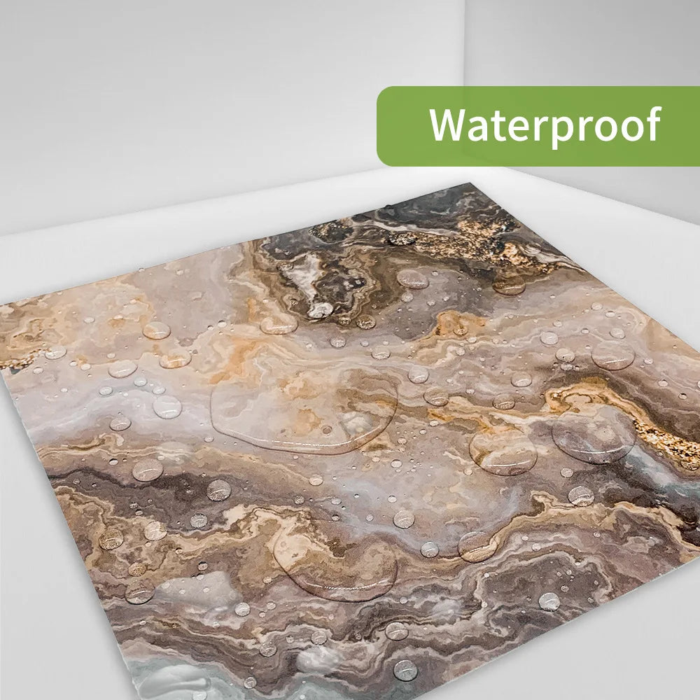 Waterproof Wallpaper 20 Pieces 3D Green Brick