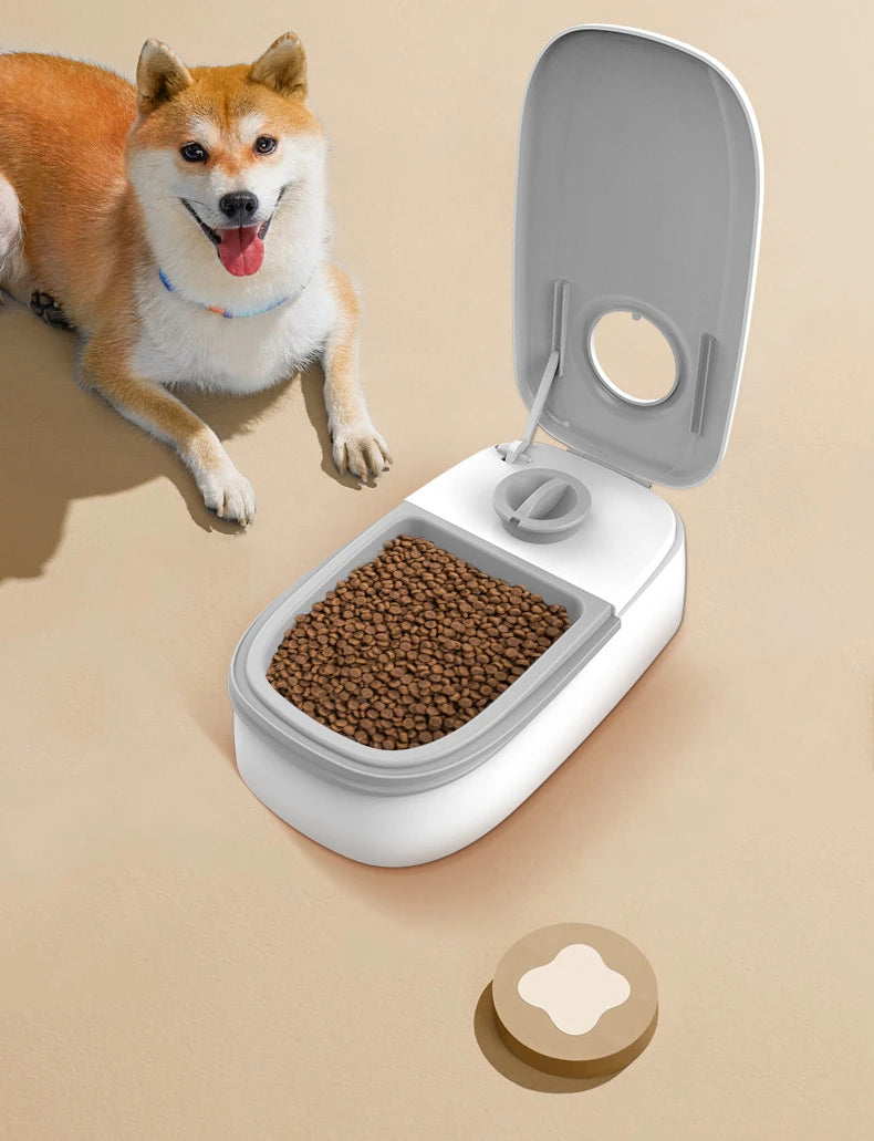 Pet Automatic Timing Feeder Detachable Auto Dog Dry Food Dispenser Smart Pet Food Feeder Timed for Cats Dogs - Daisan Mart