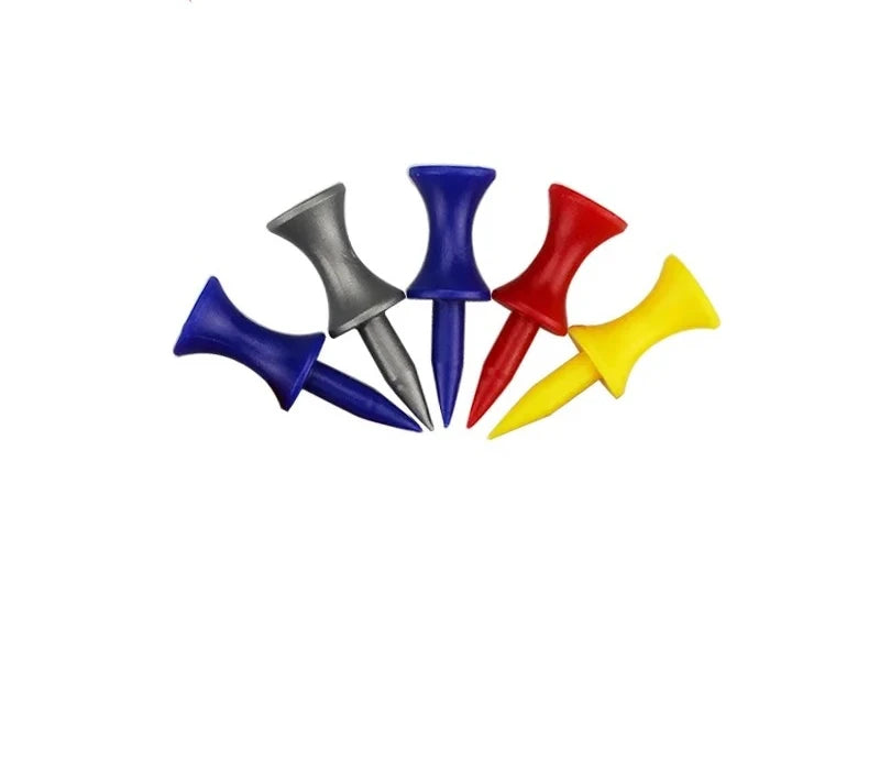 Plastic Golf Tee Combo 50/100 Pieces, Many Sizes, Durable and Beautiful