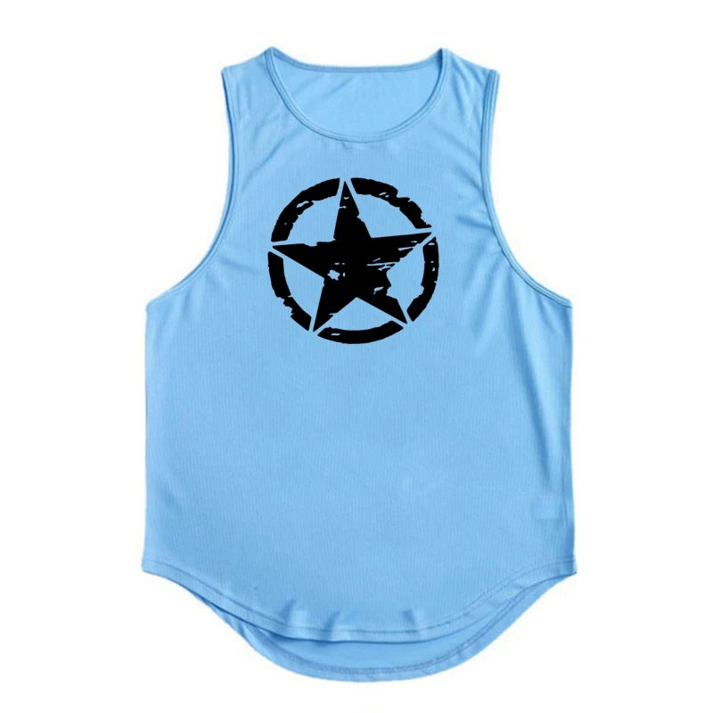 Áo Thun Nam Thể Thao Nhanh Khô Tập Gym Không Tay