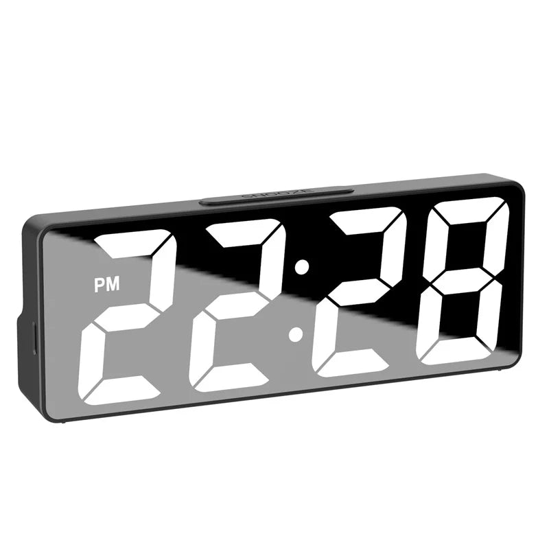 Đồng Hồ Báo Thức LED Để Bàn, Hiển Thị Nhiệt Độ, Độ Sáng Điều Chỉnh - Daisan Mart