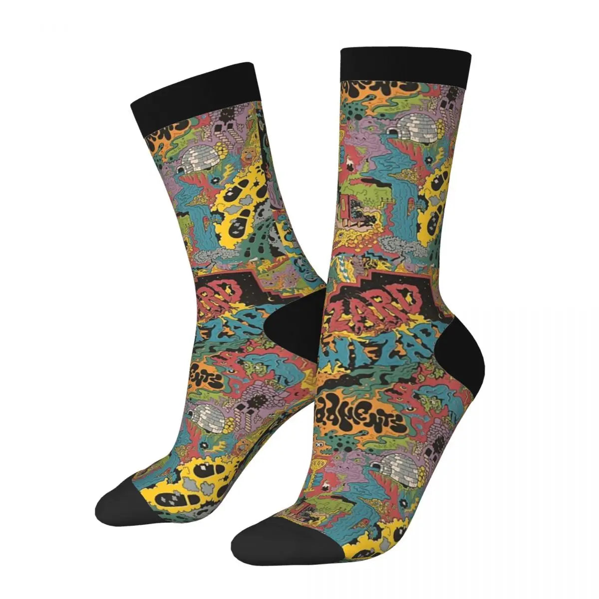 King Gizzard And The Lizard Wizard - Oddments Socks Harajuku Super Soft Stockings All Season Long Socks for Man's Woman's Gifts