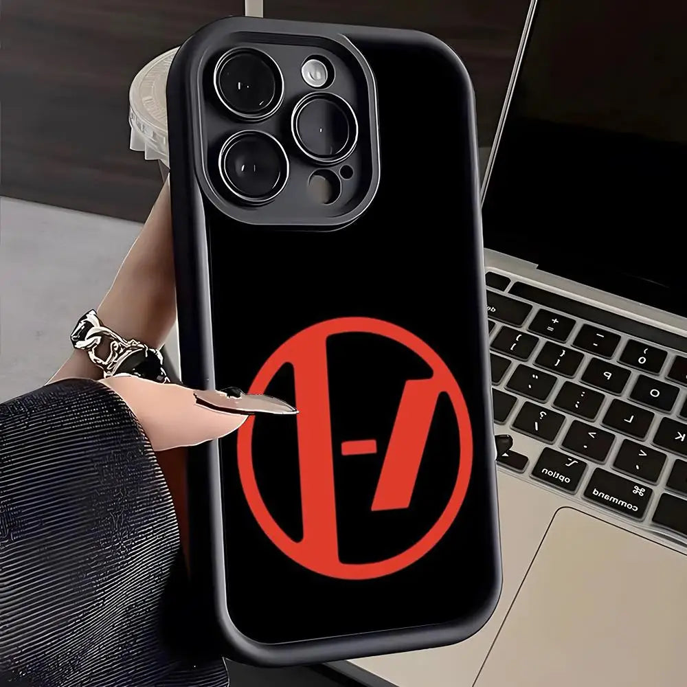 Ốp Lưng TPU Mềm T-Twenty One Pilots Cho iPhone 16-7+