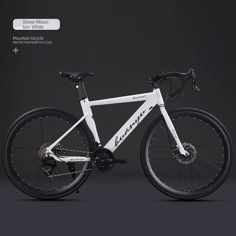 OVOZI New Bending-handle Variable Speed Windbreaker Road Bike Inside Track Racer 700C Male And Female Adult Student Disc Brakes - Daisan Mart