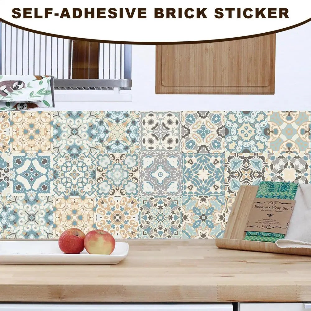Miếng Dán Tường Giả Gạch 3D Chống Nước 24 Miếng - Daisan Mart