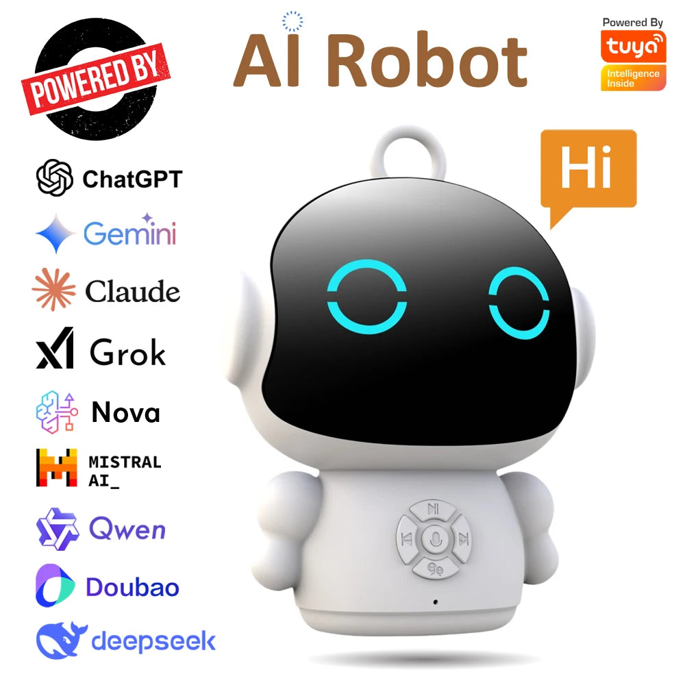 Tuya Smart AI Robot WiFi Early Education Toys for Children Speech Recognition & Voice Interactive Educational Learning Machine - Daisan Mart