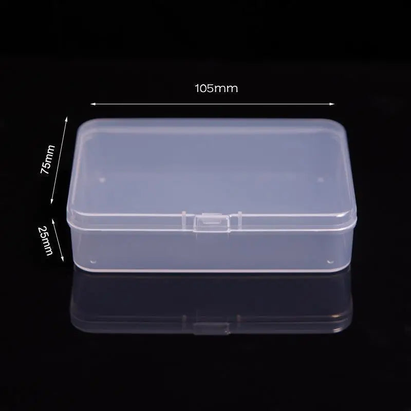 Mini Rectangular Dustproof Plastic Jewelry Box