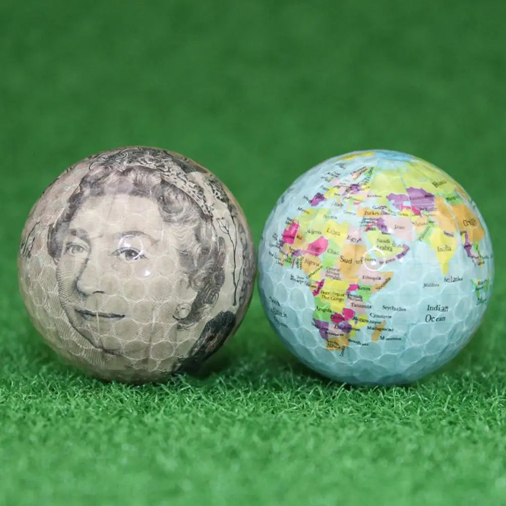 Golf Practice Ball - Multi-Purpose Globe Pattern