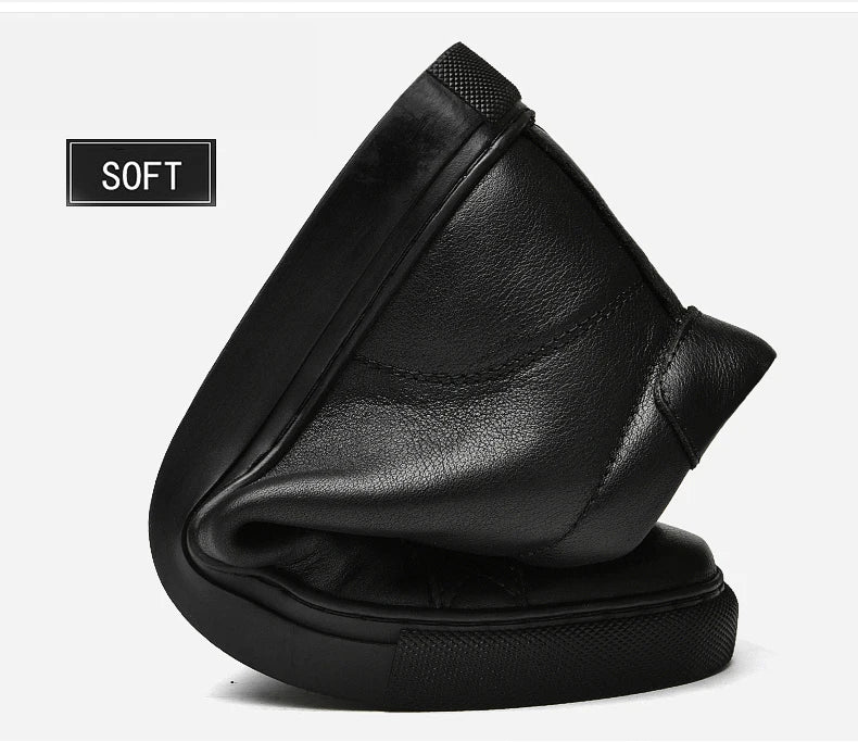 Giày Da Thật Cao Cổ Nam Trượt Ván Size Lớn 48 49