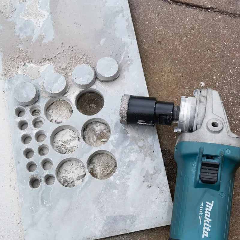 Brazed Dry Drill Bits M14 Thread Vacuum Brazed Diamond Dry Drilling Bits Hole Saw Ceramic Tile Granite Marble Hole Opener Tools