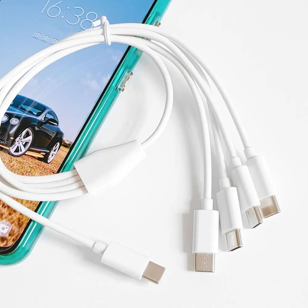 Cáp Sạc Đa Năng 4in1 Type-C Ra 4 Đầu USB Tiện Dụng - Daisan Mart