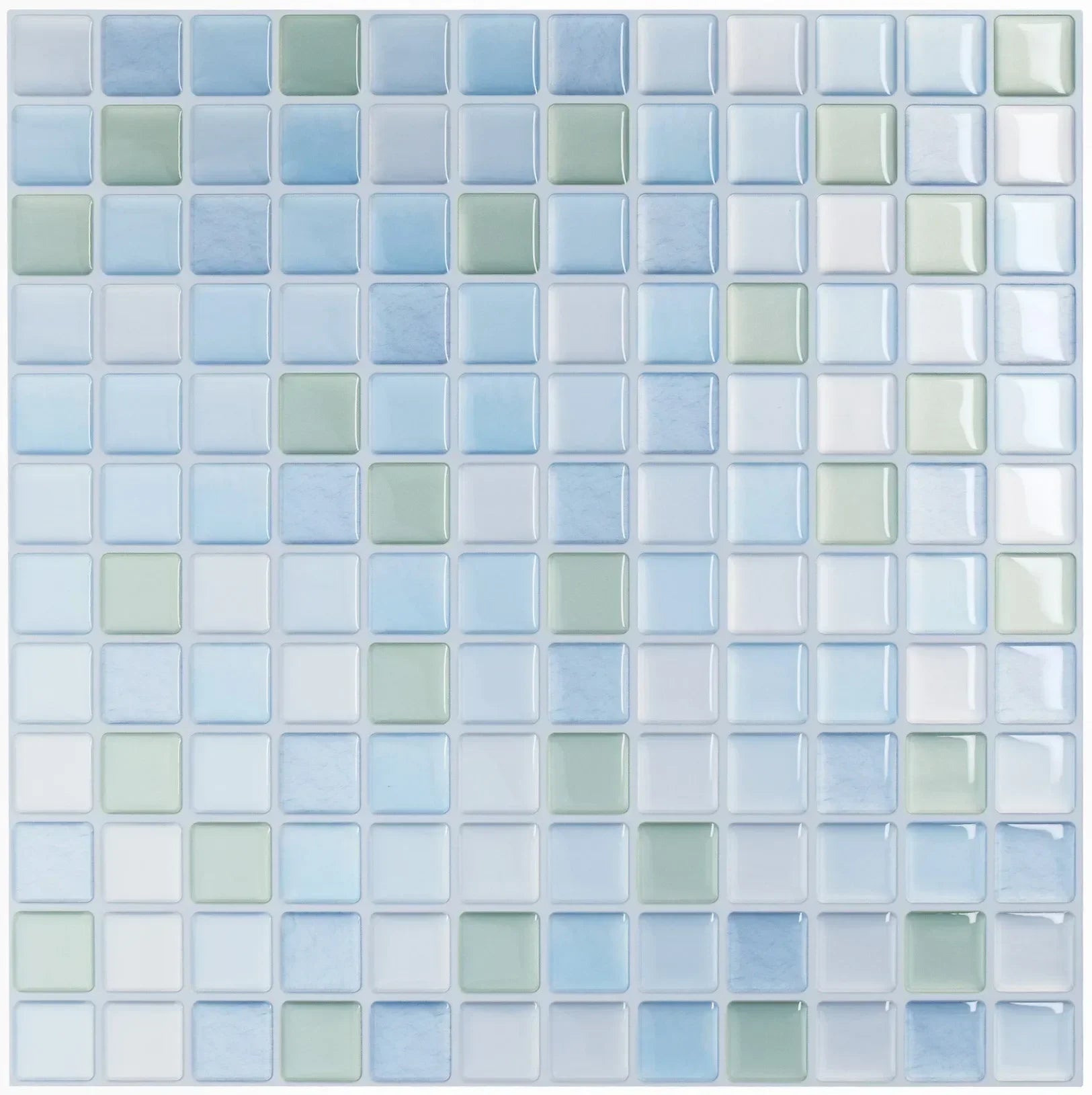 Crystal Mosaic Tile Wall Sticker 5/10PCS 3D Self Adhesive Waterproof DIY Backsplash Wallpaper Bathroom Kitchen Home Decoration