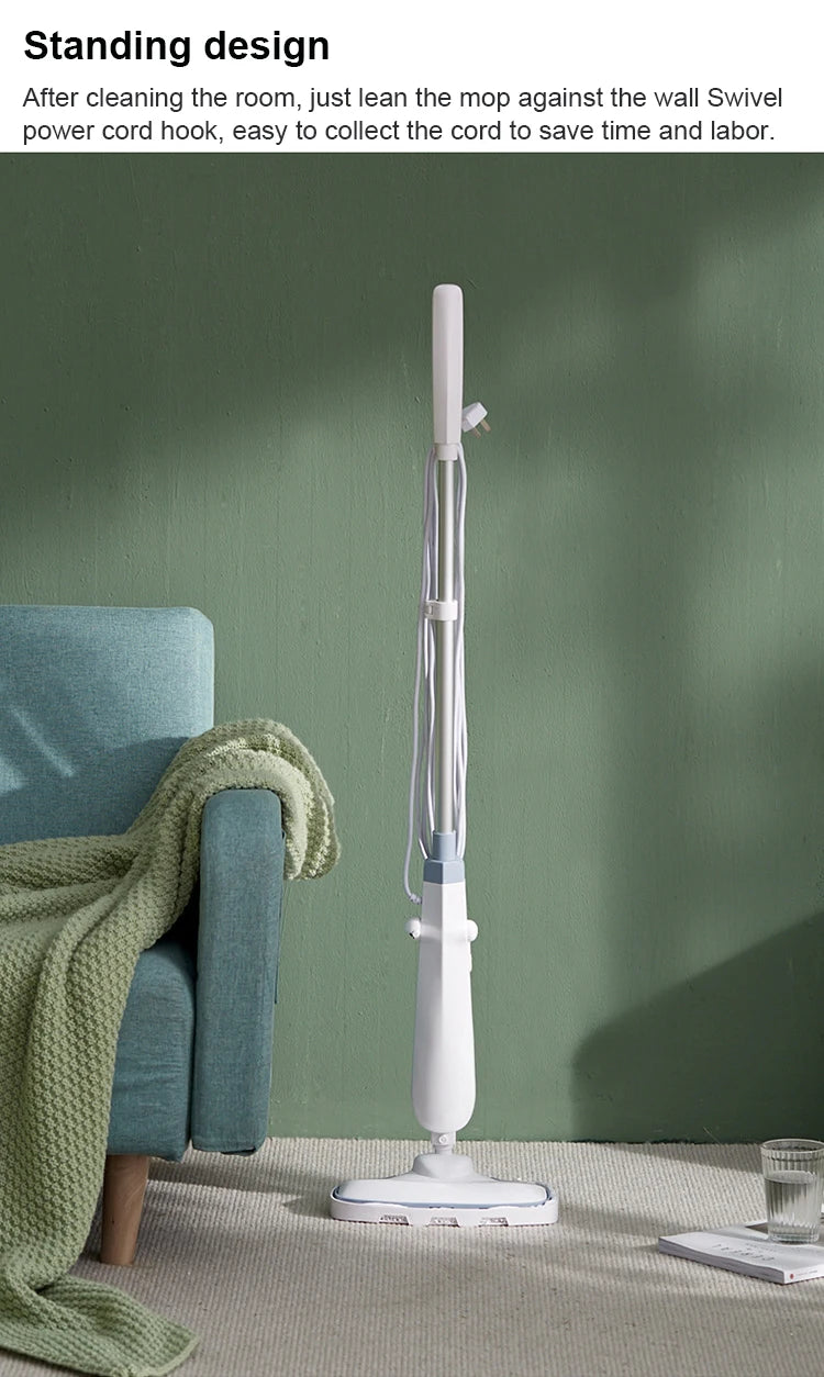 Negative ion antibacterial deodorizing steam mop