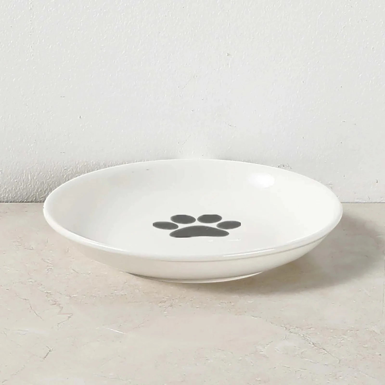 Elevated Ceramic Bowl for Convenient Eating and Drinking of Dogs and Cats
