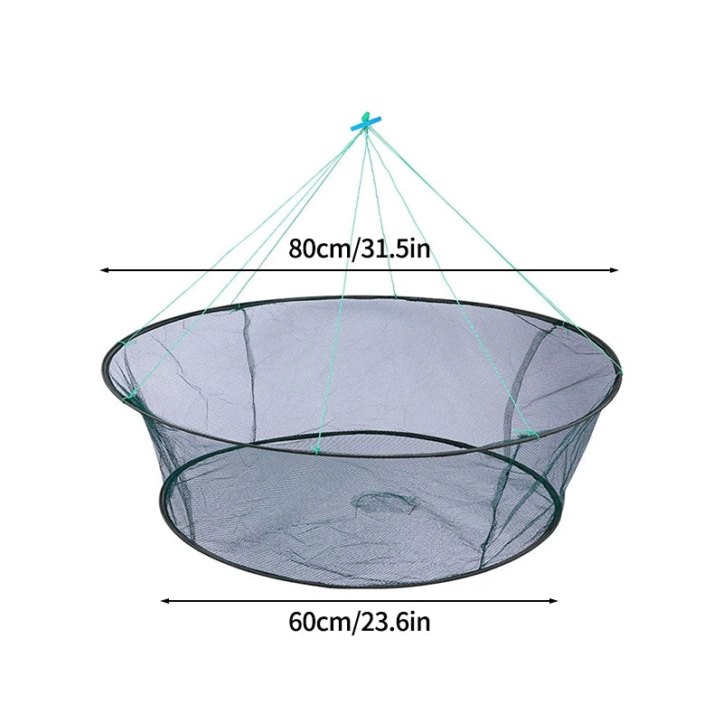 Foldable Shrimp and Crab Net - Multi-purpose Fish and Shrimp Trap