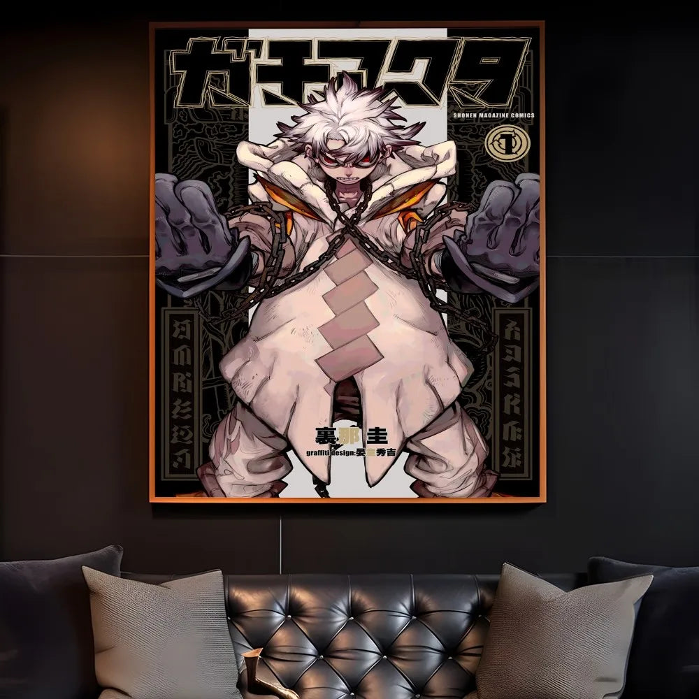 Anime G-Gachiakuta Poster Room Decor Home Decoration Interior Wall Art Printing Waterproof Garage BedRoom Posters Gift