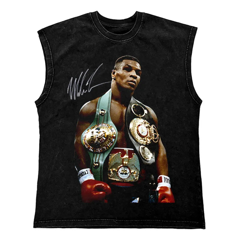 Men's Hip Hop T-Shirt with Unique Boxing Print 270Gym