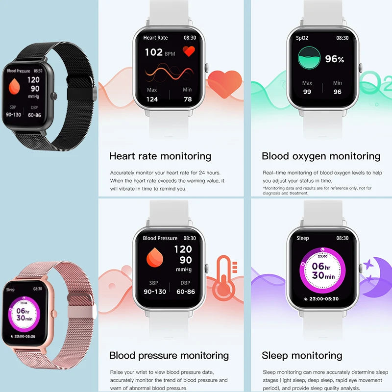 Đồng Hồ Thông Minh 2025 Gọi Bluetooth, Chống Nước IP68