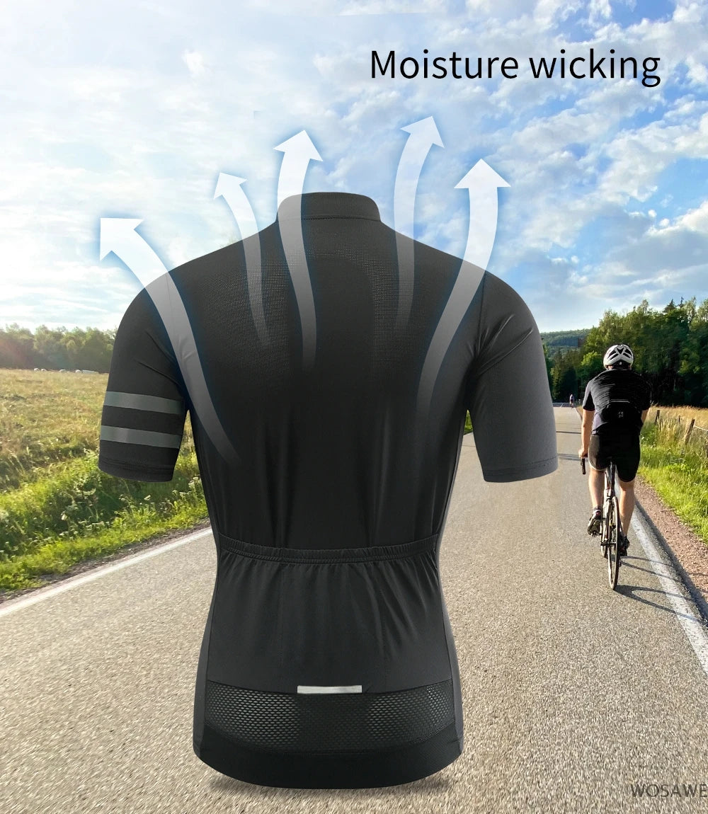 Áo Xe Đạp WOSAWE MTB Pro Team Thoáng Khí Mùa Hè - Daisan Mart