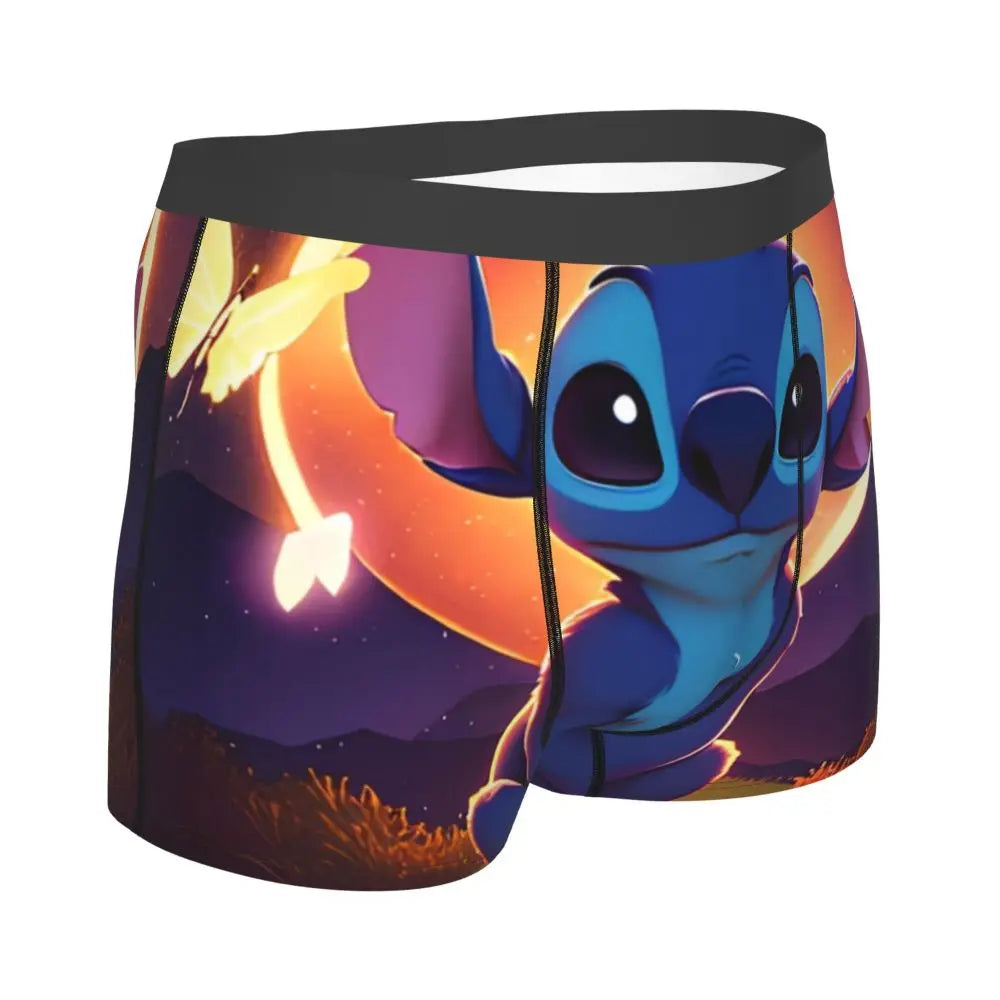 Quần Sịp Nam Lilo Stitch Thoải Mái Phong Cách Anime