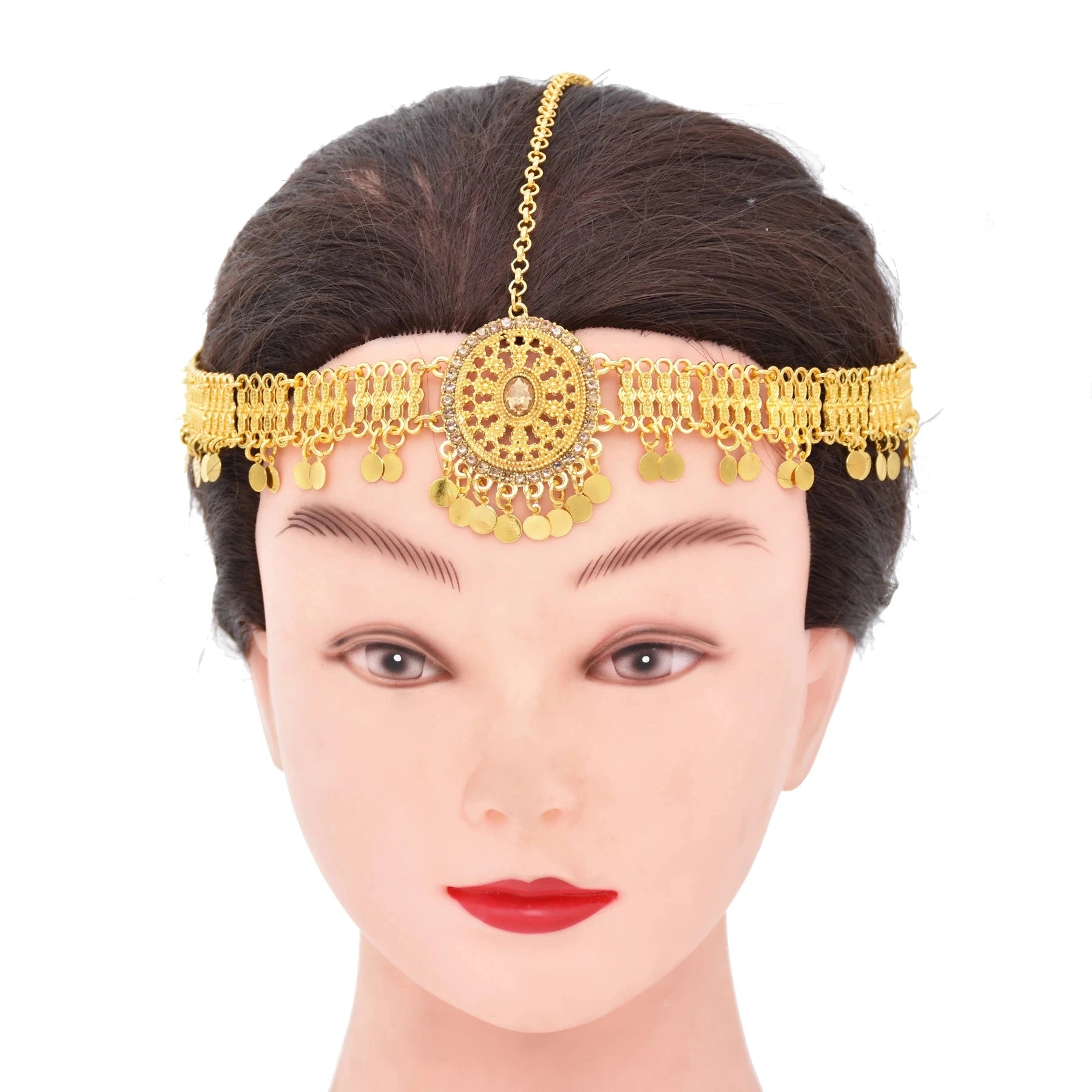 Vương Miện Boho Ấn Độ Hoa Tím Cổ Điển 50 ký tự