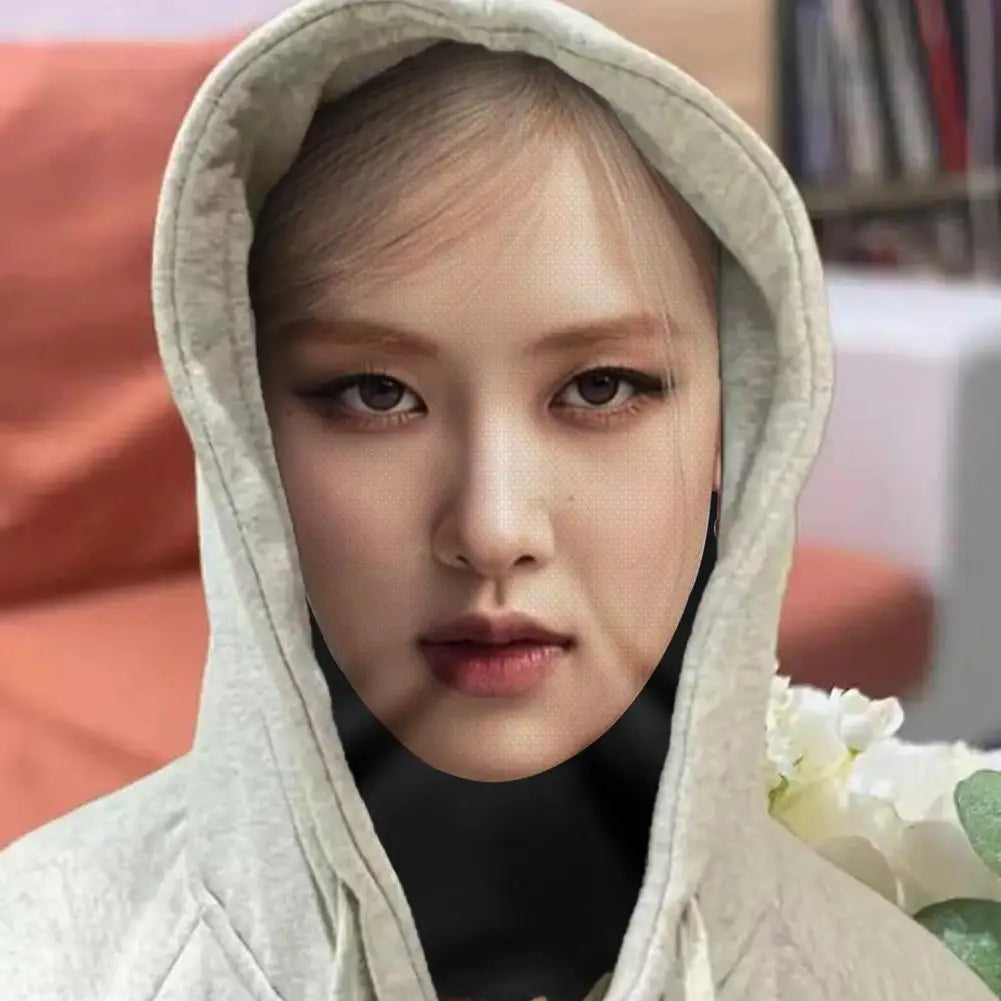 New 3D Printed Mask Full Face Mask Simulation Character Celebrity Face Funny Headgear for Fans Cosplay Role Play Face Mask - Daisan Mart