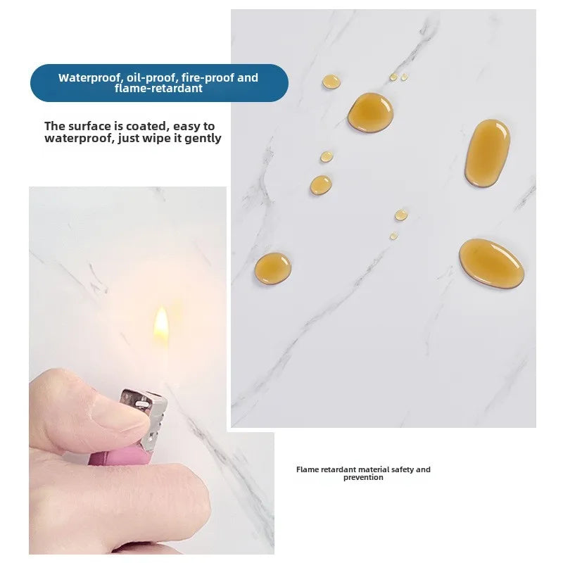 30X60CM SXP marble wood grain wall skirt entrance hall living room kitchen aluminum mold self-adhesive waterproof