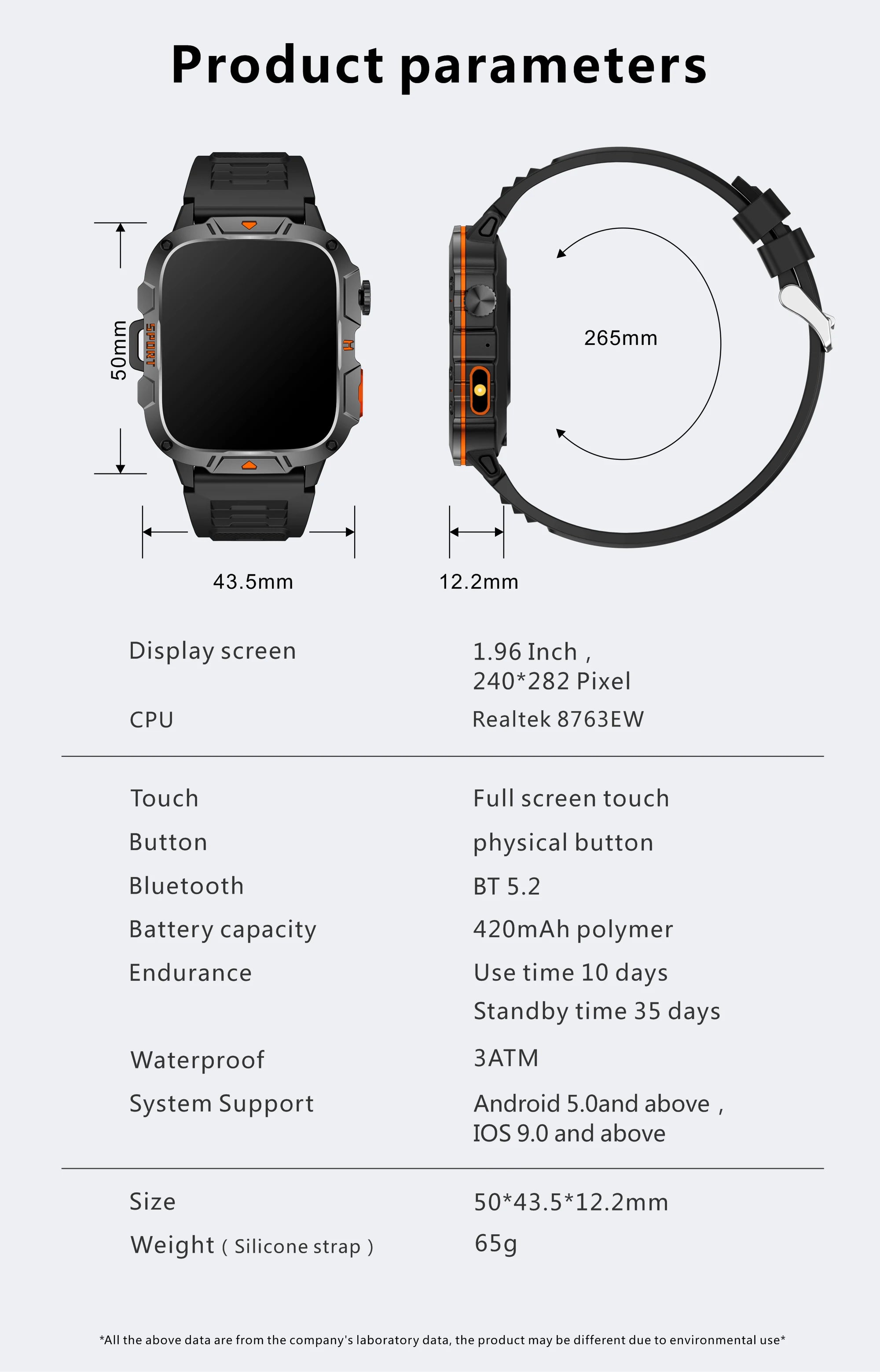 2025 Men's Watch - Waterproof LED Sports