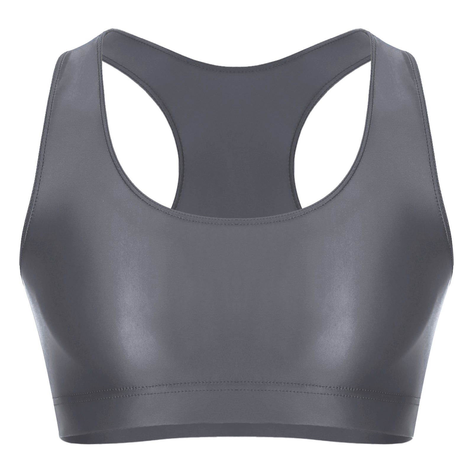 Áo Croptop Nam Thể Thao Bóng Đẹp U Neck Tập Gym Yoga