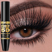 5D Waterproof Long Lash Mascara, Thick Luxurious Black Silk Fiber
