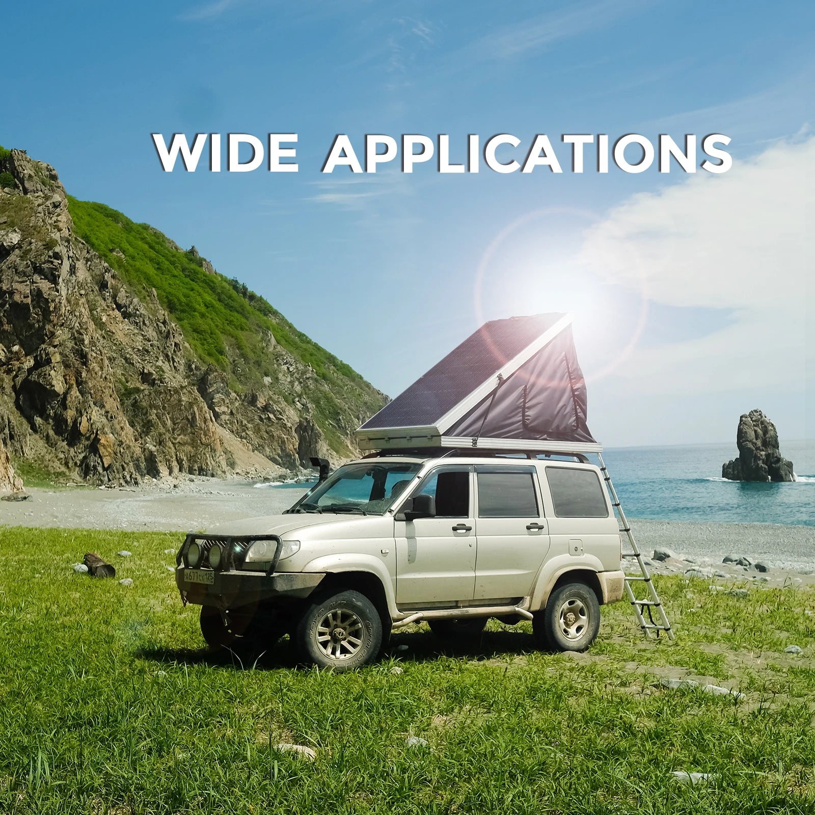 XINPUGUANG 12V 50W Flexible Solar Panel 19.8V 100W Photovoltaic solar panels battery charger for Car Boat home camper balcony