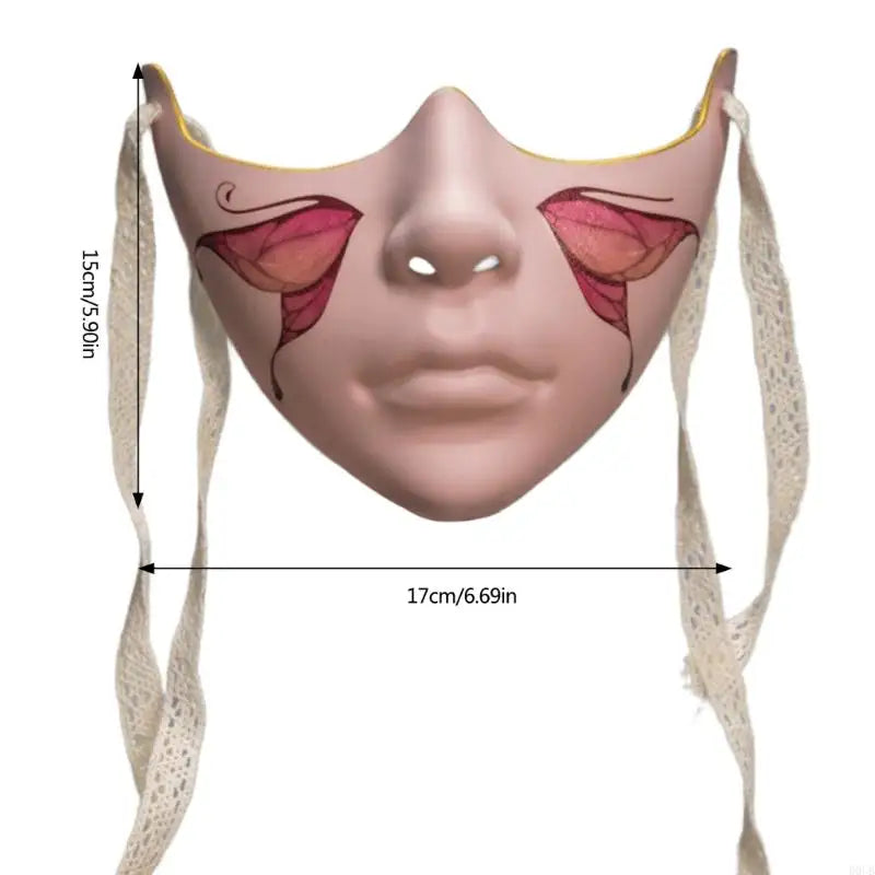 Mặt Nạ Nửa Mặt Cosplay Thẩm Mỹ Halloween Cho Nam Nữ
