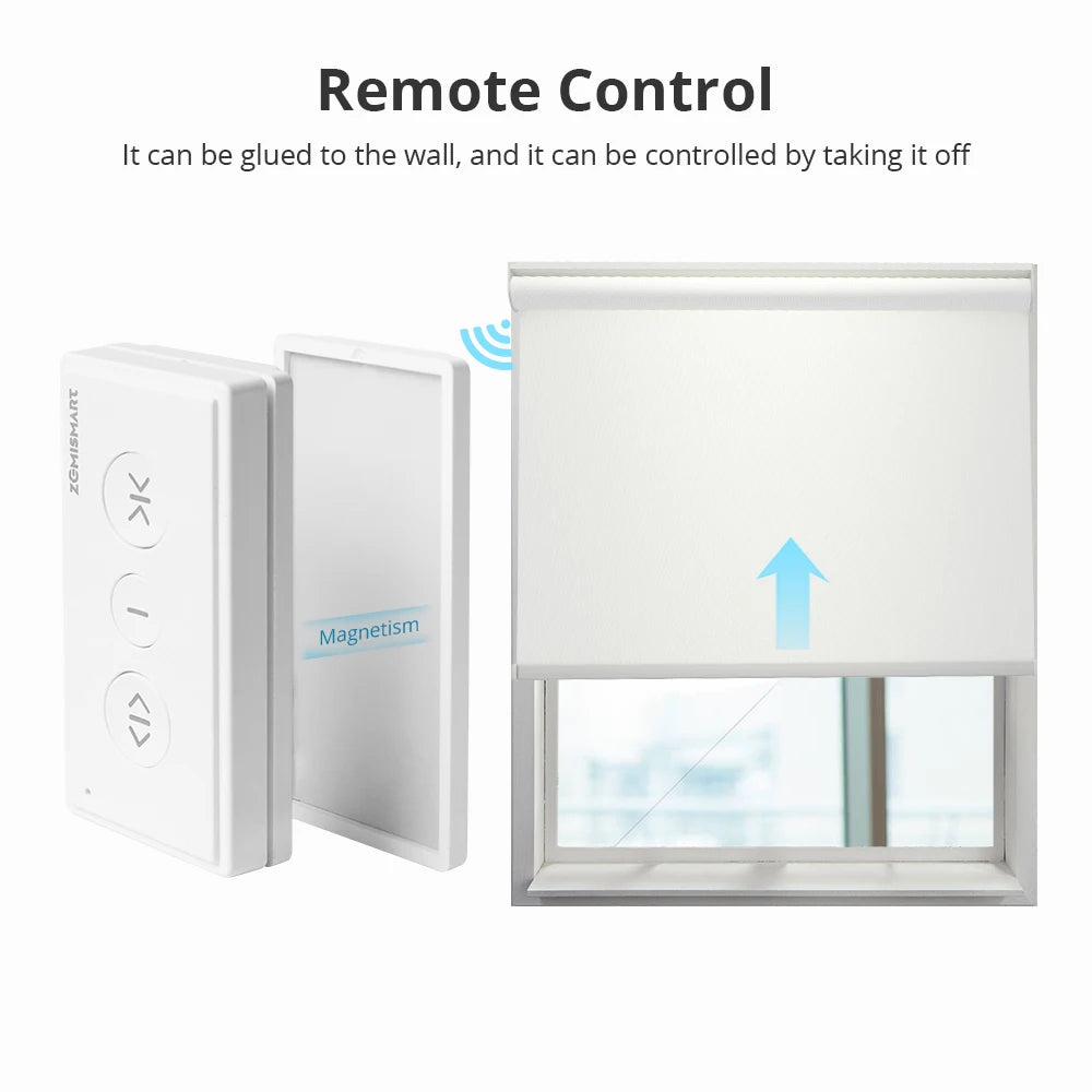 Zemismart Động Cơ Rèm Thông Minh Zigbee Cho Ống 37mm - Daisan Mart
