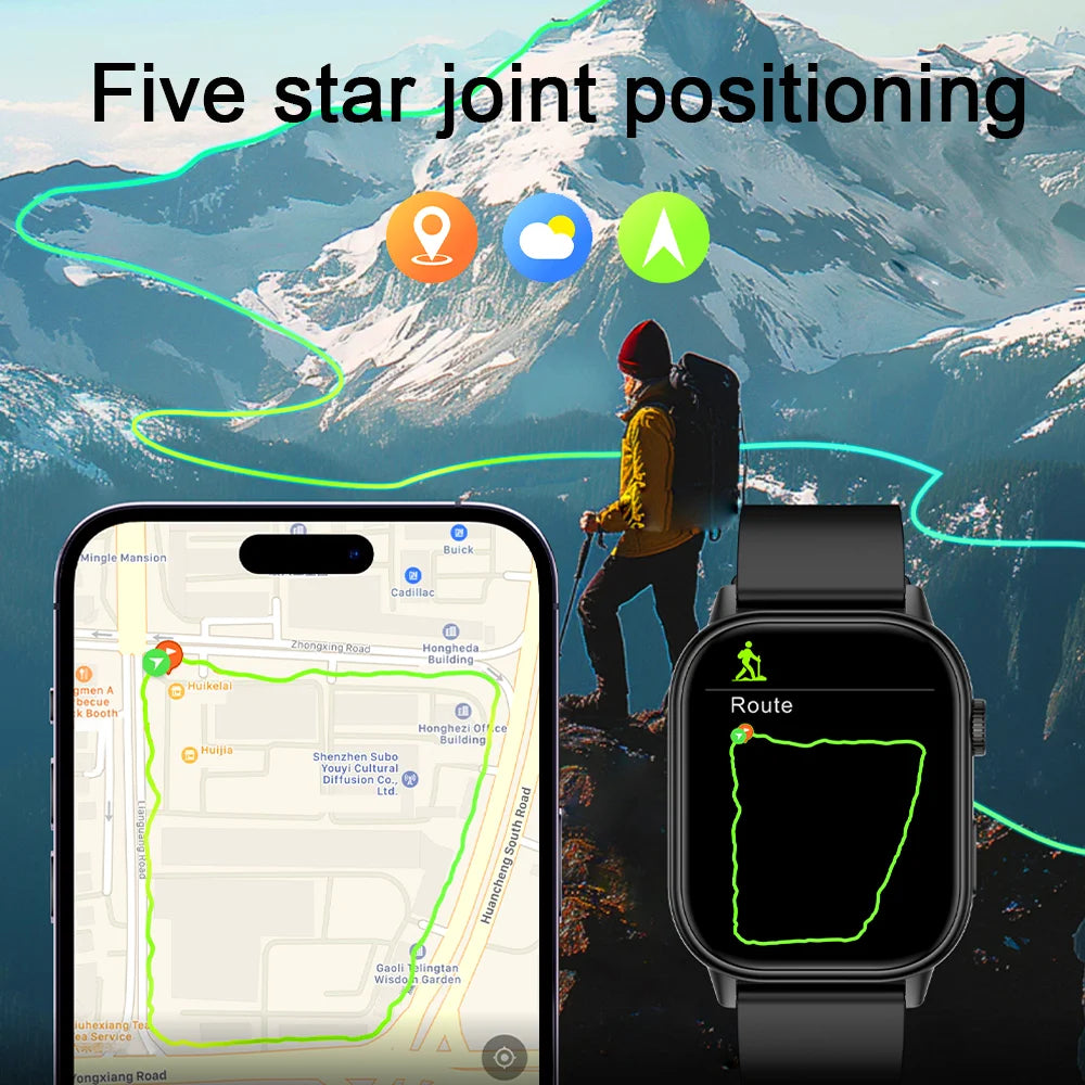 Multi-function AMOLED IP67 Smart Watch for Men and Women