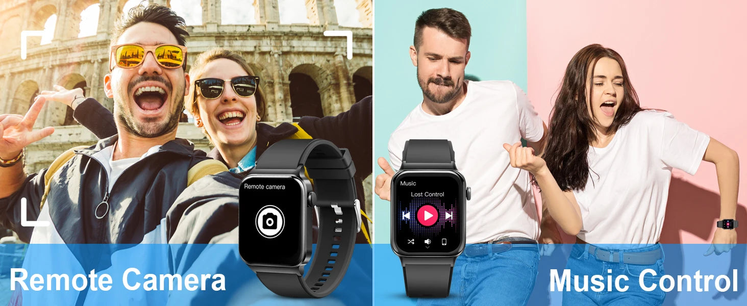 Đồng Hồ Thông Minh 1.85” Gọi, Chống Nước, Đa Thể Thao