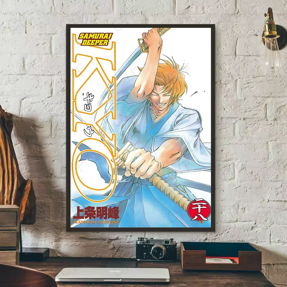 Samurai D-Deeper KYOS Comic Poster Wall Art Painting Sticker For Home Room Decoration Bedroom Decor Waterproof Posters