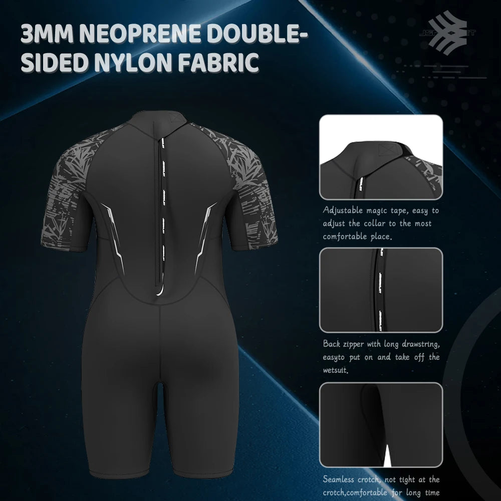 Đồ Lặn Ngắn Nam Neoprene 3mm Size Lớn Ấm Áp