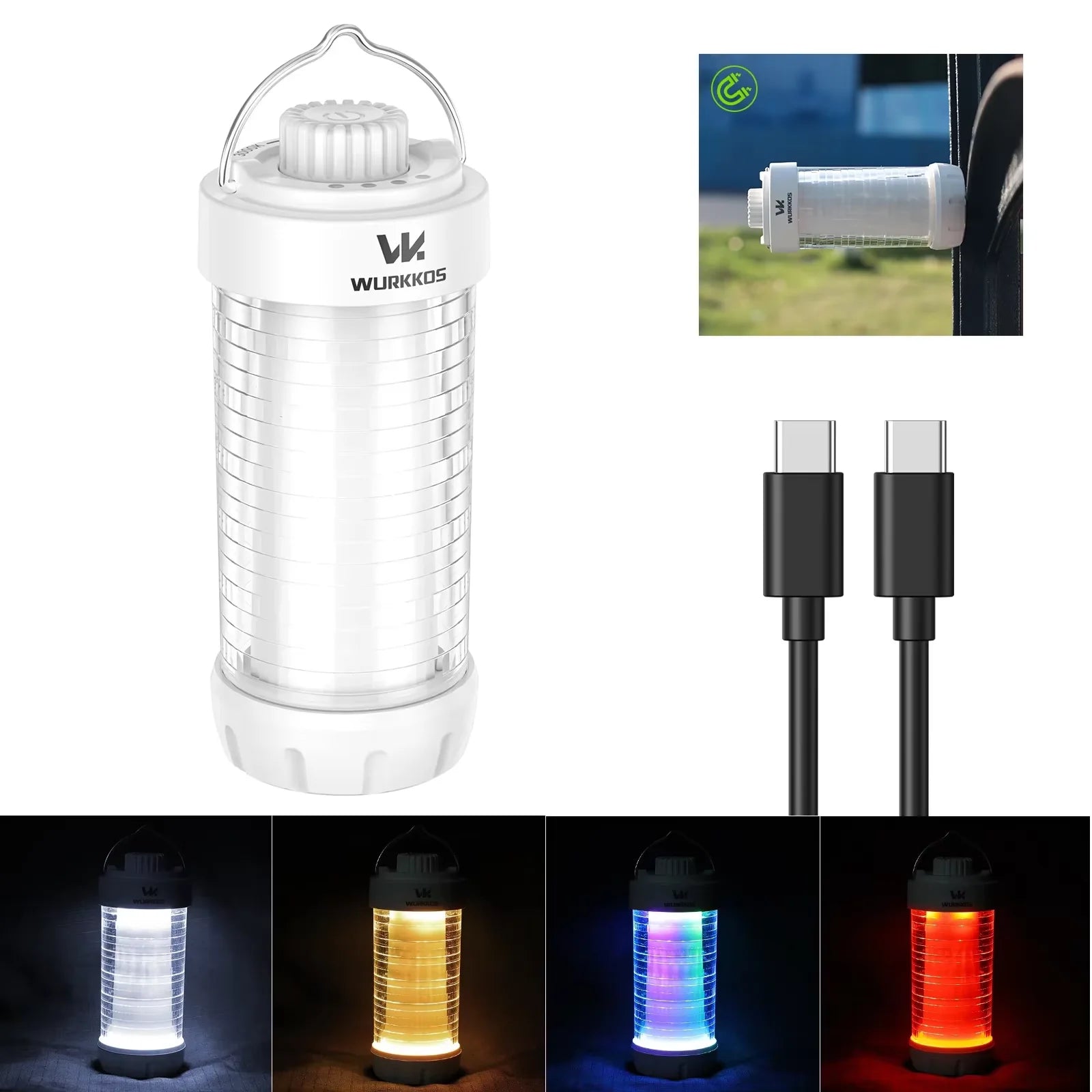 Đèn Lều Wurkkos CL01 Sạc Đa Năng, Đèn Pin RGB Mini - Daisan Mart