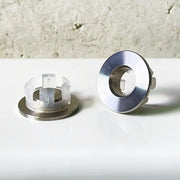 Stainless Steel Sink Overflow Covers Round Replacement Wash Basin Overflow Ring Plug Tub Drain Stopper Kitchen Bathroom Supplies