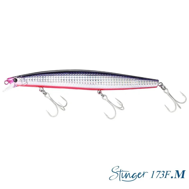 TSURINOYA Shore Fishing STINGER 173F Floating Minnow Silm Fishing Lure 173mm 37.5g Saltwater Hard Plastics Big Game Hard Bait