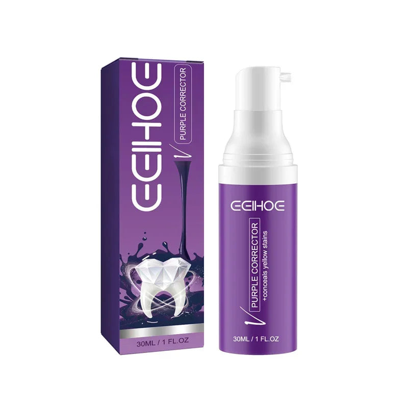 30ml V34 SmileKit Purple Toothpaste Removes Tartar Clean Oral Hygiene Fresh Breath Whitening Teeth Care Products - Daisan Mart
