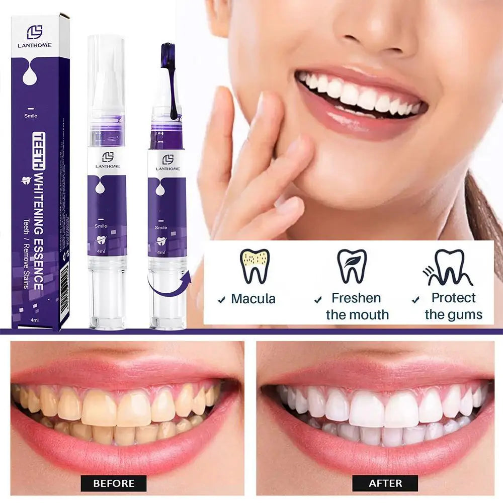 Professional Teeth Whitening Pen - Removes Yellow Stains &amp; Tea Stain