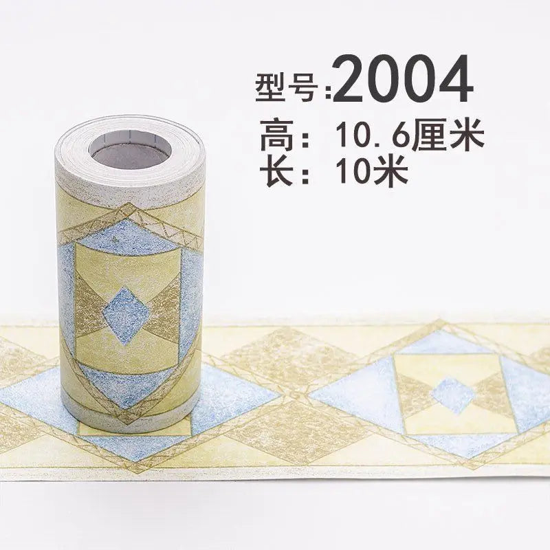 Waterproof PVC Wall Panels Self-Adhesive Skirting Board - Bathroom Safe Tile Border Sticker for Shower Corner Guard