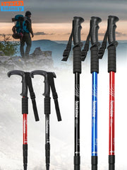 Aluminum Multi-Function Trekking Pole - Protection &amp; Walking Aid