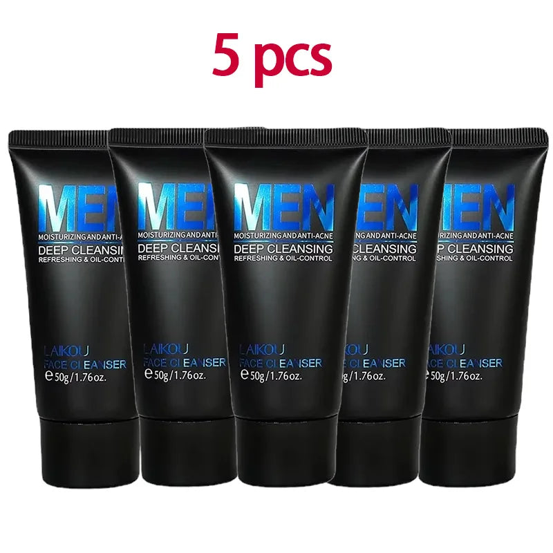 Sữa Rửa Mặt Nam Tạo Bọt Sạch Dầu, Dưỡng Ẩm, Ngừa Mụn