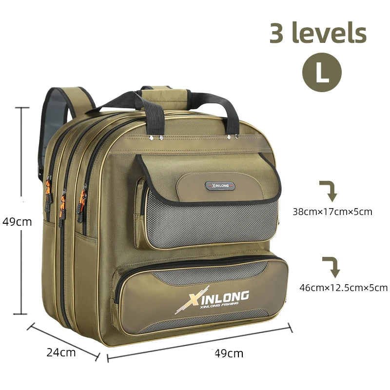 Túi Bảo Vệ Câu Cá Đa Năng - Ba Lô Dụng Cụ Dã Ngoại