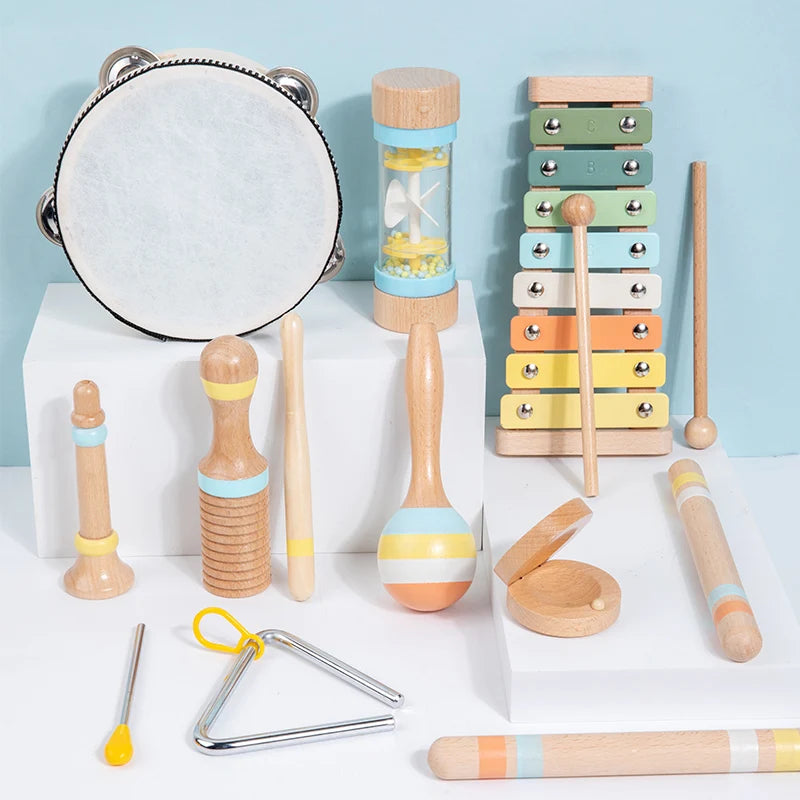 Interactive Wooden Musical Toy Set for Creative Children