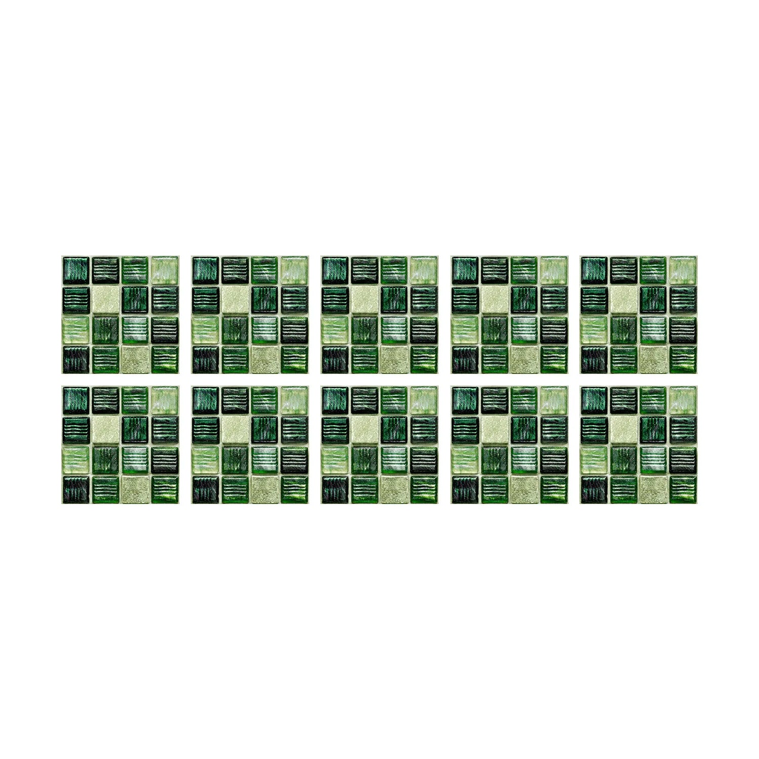 10 Waterproof Marble Mosaic Tile Stickers